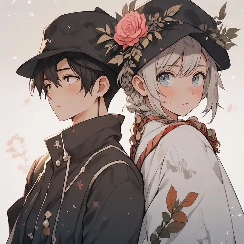 兄妹头像|漫画风格9691