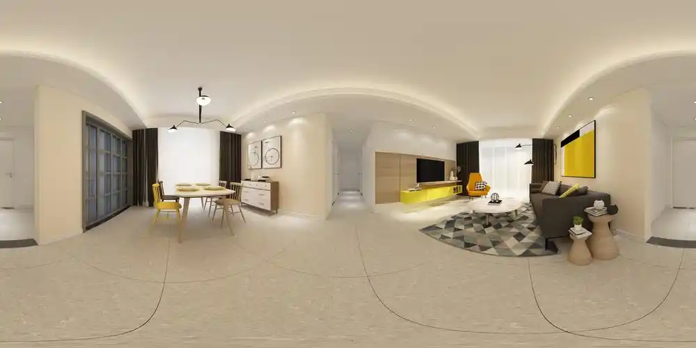 室内家装全景效果图 - 云琥在线 - 互联网视觉设计在线培训专家