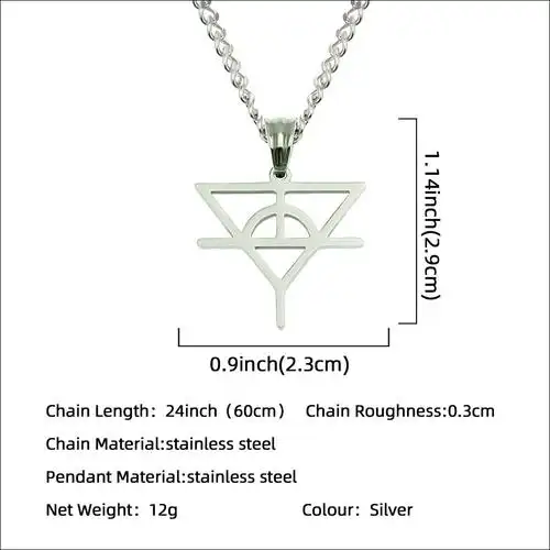 华晨宇花花个性符号标志吊坠饰品 潮人男女夜店蹦迪钛钢项链挂件