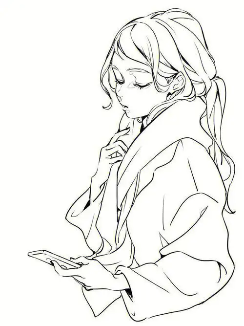 人物头像线稿临摹