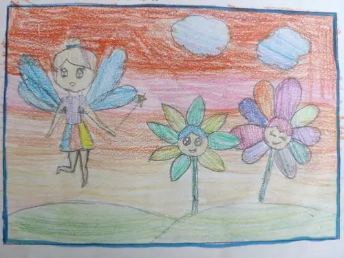 塔山小学三(2)中队"多彩的梦境"主题绘画网展