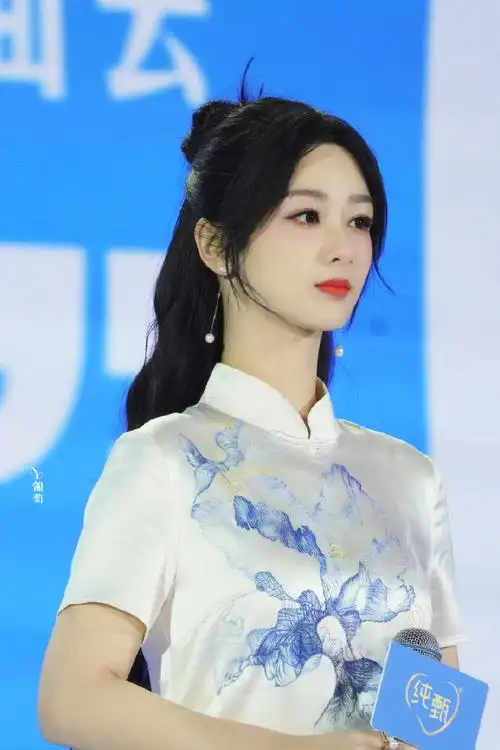 杨紫长发及腰了##杨紫穿旗袍了