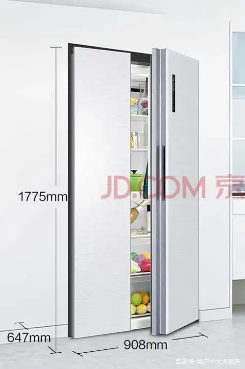 双开门冰箱常规尺寸 图源:京