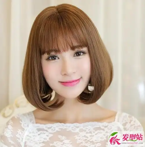 韩式文艺内扣bobo头 显瘦2021年短发设计-- 发型大全