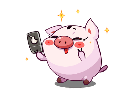 洛克王国自恋猪动态图