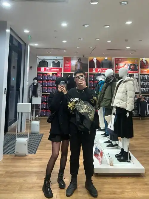 175和185冬季情侣穿搭