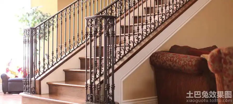 欧式铁艺楼梯扶手设计图片设计图片赏析