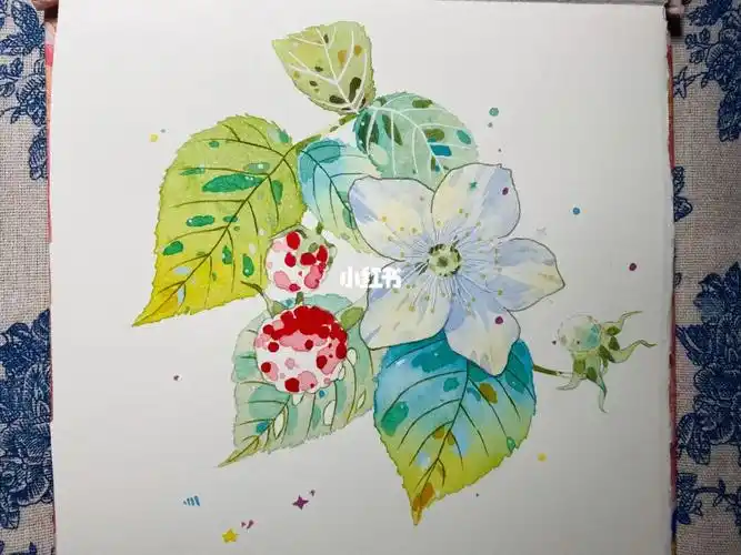 临摹:阿伏一个#水彩画  #自学水彩  #水彩  #水彩教程  #水彩手绘