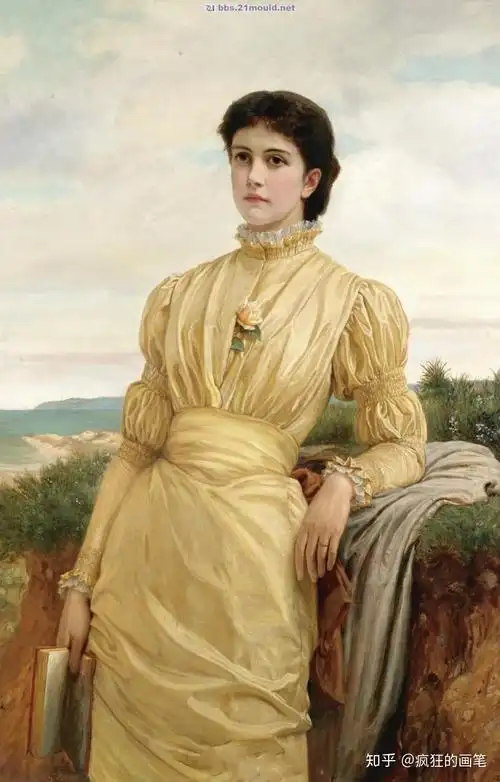 古典油画维多利亚时代英国画家charlesedwardperug人物油画欣赏