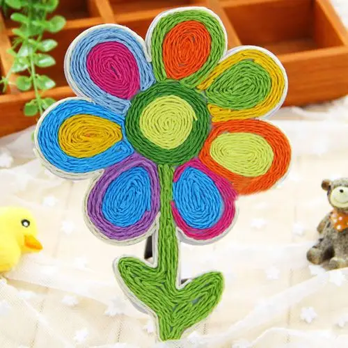 创意纸绳画 宝宝手工贴画3d立体贴纸幼儿园diy制作材料包益智玩具