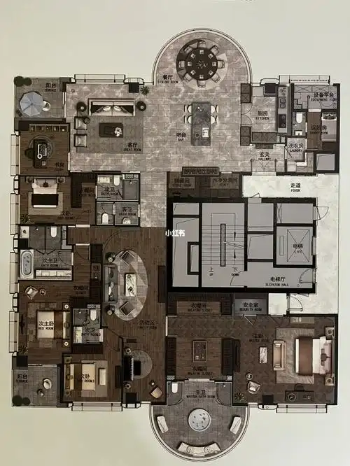 105集看户型图说话杭州富人区豪宅