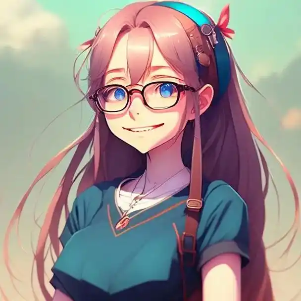 一组动漫卡通眼镜女生头像.#眼镜女孩头像 #眼镜女生头像 # - 抖音