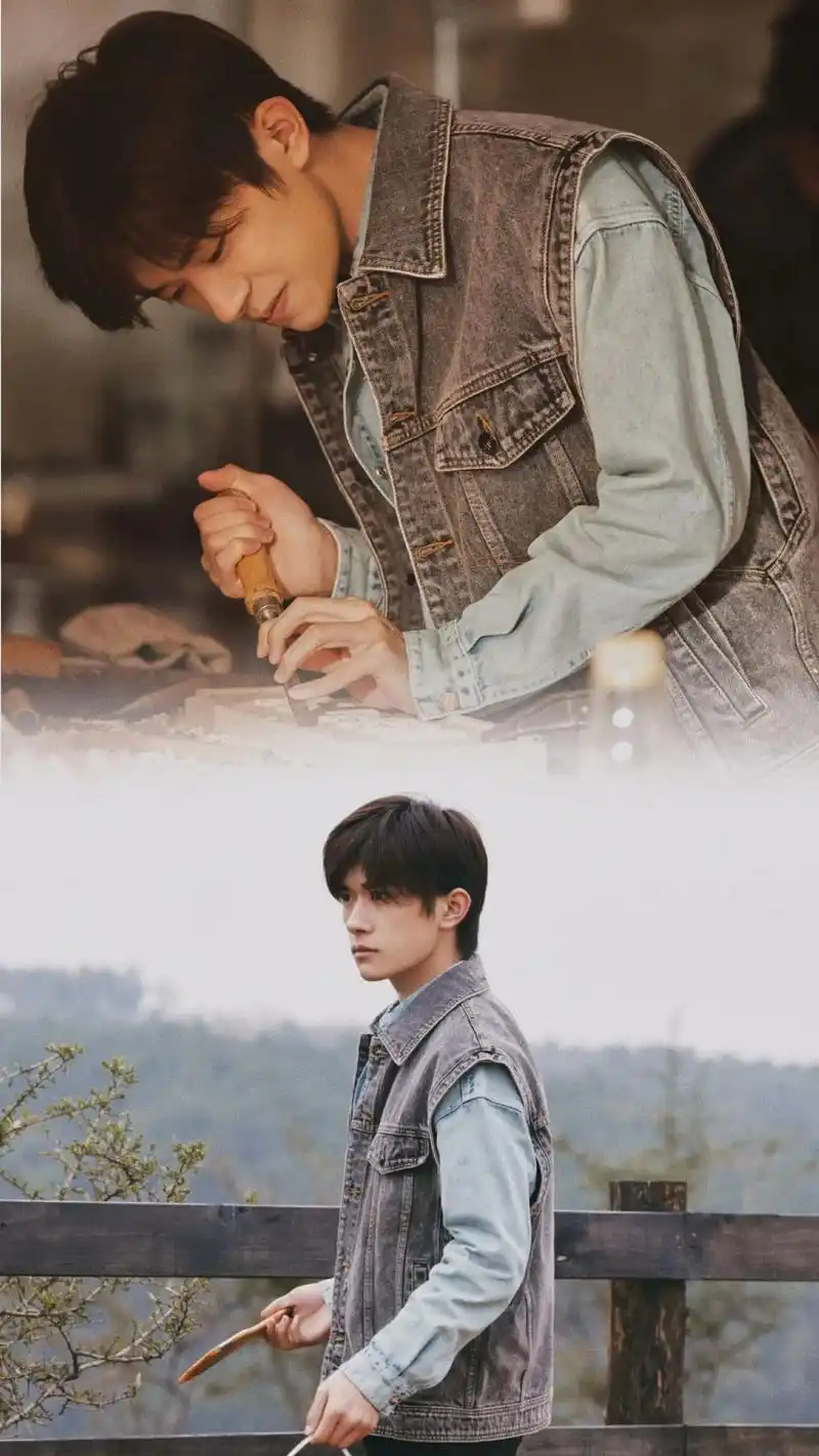 易烊千玺 #千纸鹤 #玺子哥 #拍照 牛仔叠穿的玺子哥97 - 抖音