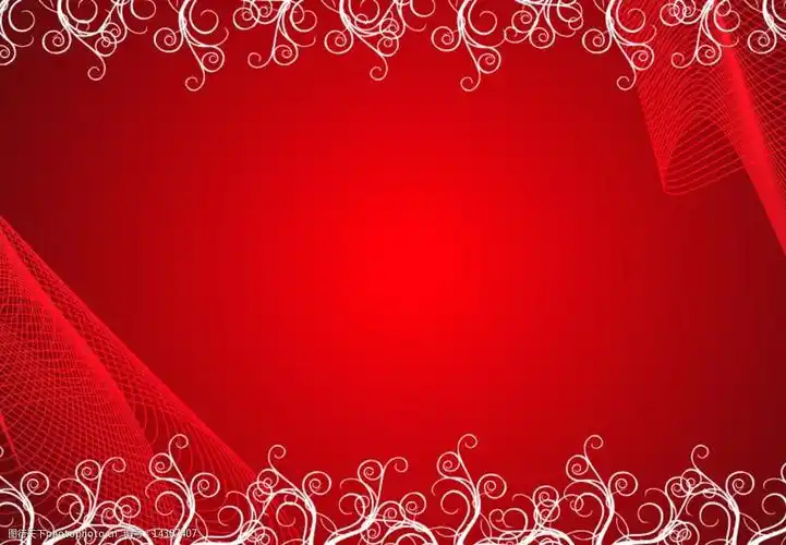 红色花纹背景图片