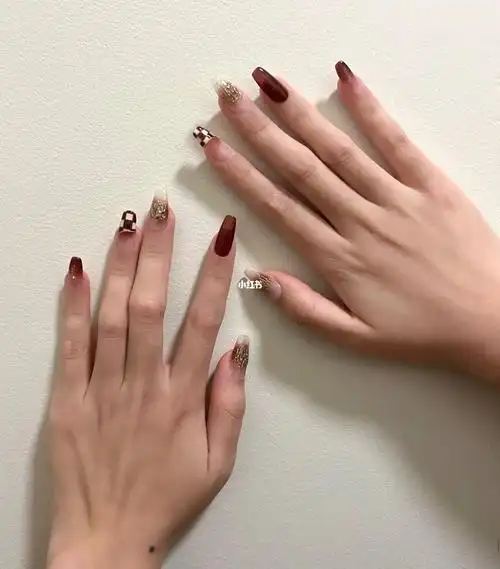 秋冬咖色美甲波士顿