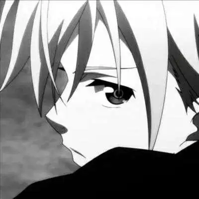 冷酷动漫黑白男生头像高清帅气的黑白高冷超酷孤僻动漫男头图片