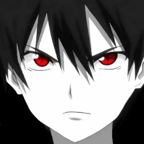 红眼霸气动漫男生头像图片