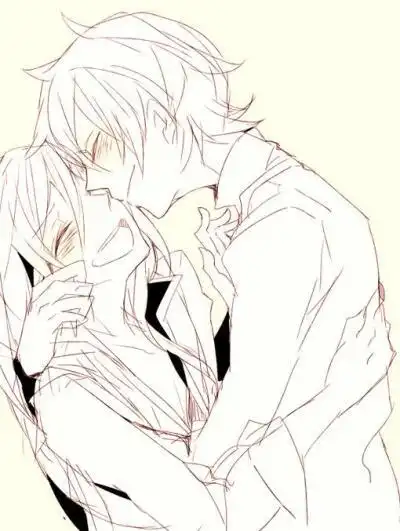 污才可爱 二次元图片 动漫 情侣 " 爱情是甜的"( ω )