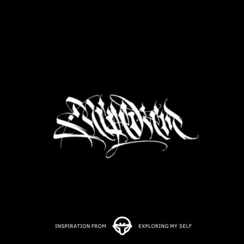 再变 及时行乐花体字半永久纹身贴防水持久英文草本纹身男花臂20