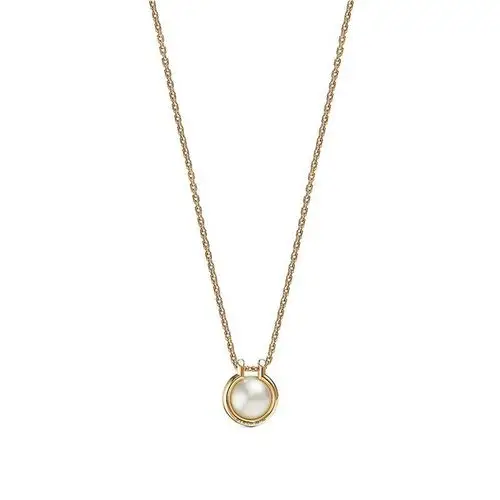 tiffany & co./蒂芙尼女士项链18k黄金镶南海珍珠扣环吊坠