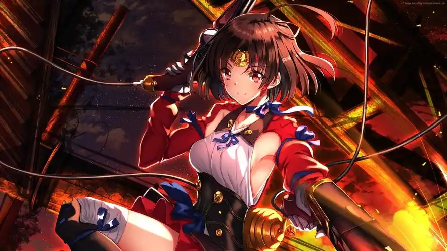 动漫,女孩,mumei,铁堡垒kabaneri(水平),图片,壁纸,创意-桌酷