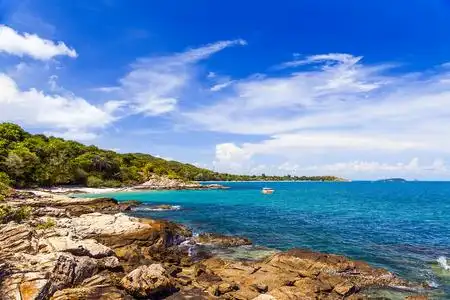 美丽迷人的黑发女人在沙发上穿着蓝色牛仔裤摆姿势一位美女在炎热的