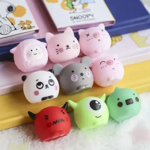 抖音同款创意捏捏乐发泄减压玩具卡通可爱粉色小小猪整蛊搞怪玩具