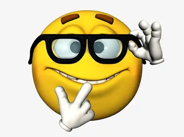 戴眼镜的表情