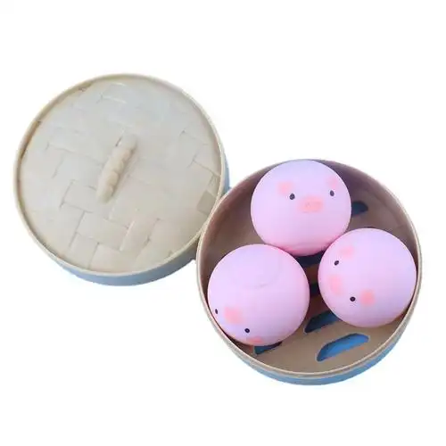 创意解压玩具捏捏乐 仿真包子批发 减压软胶整蛊解压神器儿童礼物