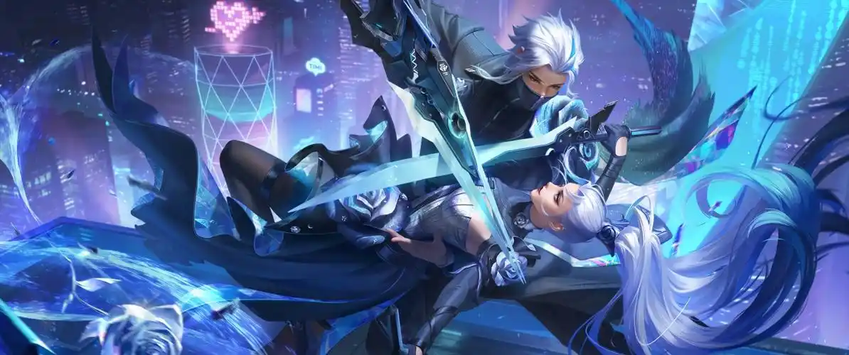 兰陵王-花木兰-默契交锋王者荣耀3440x1440壁纸_4k游戏图片高清壁纸