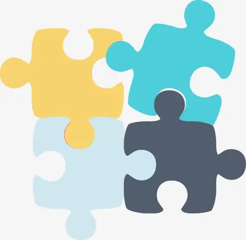 矢量扁平化拼图免抠素材免费下载_觅元素51yuansu.com