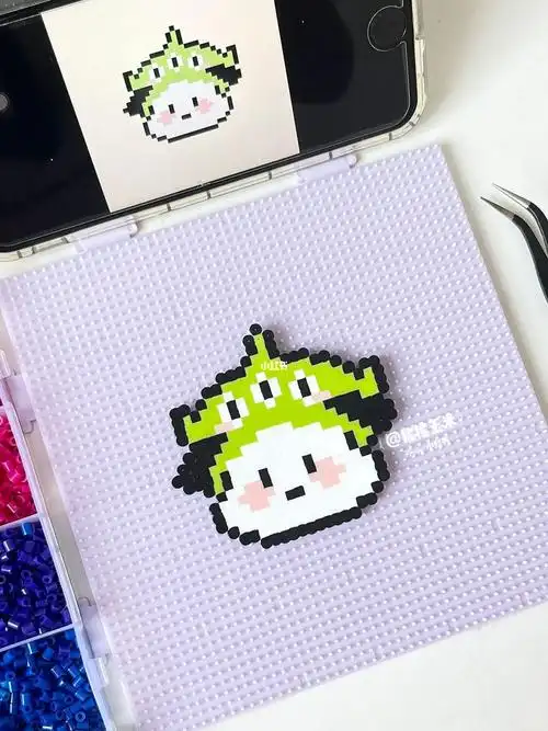 78图纸来自@outsiders#笔记灵感  #我的手工日常  #今天拼豆了么