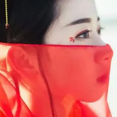 静儿遮脸古风女生头像