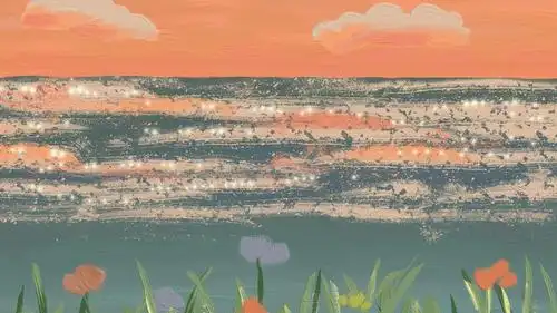 ins风可爱少女心油画质感手绘,艺术壁纸-回车桌面