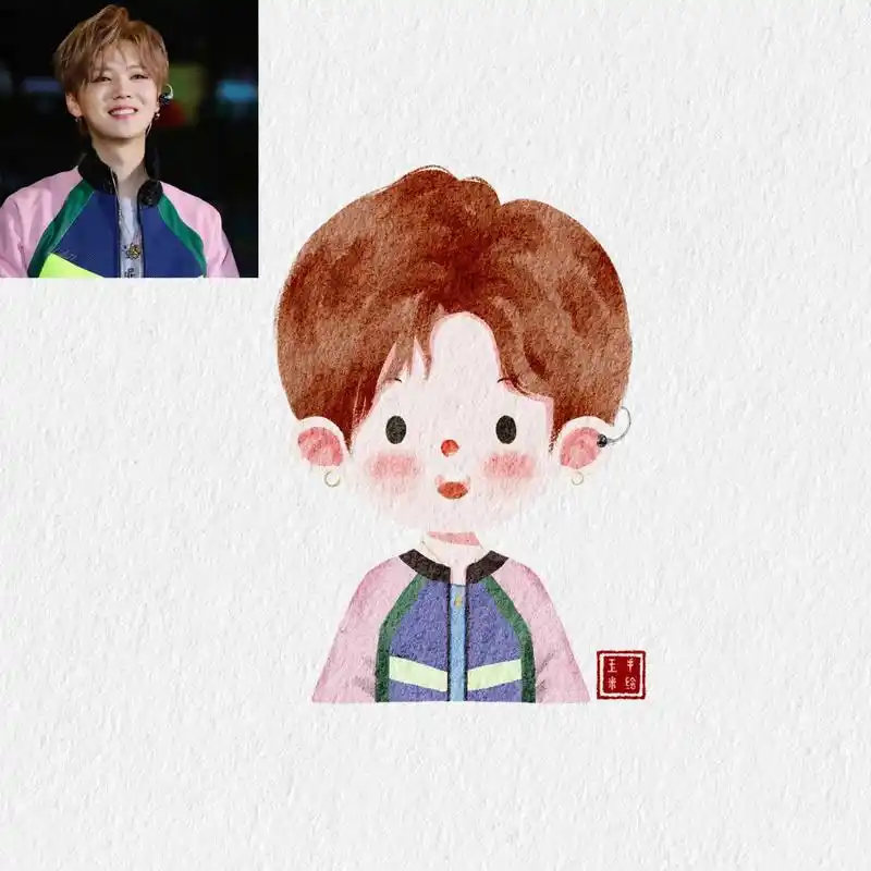 鹿晗q版头像 #鹿晗 #鹿晗头像 #鹿晗三巡 #鹿晗鹿晗 # - 抖音