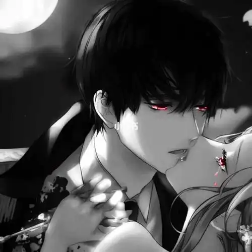 黑暗系情头情侣头像素材头像