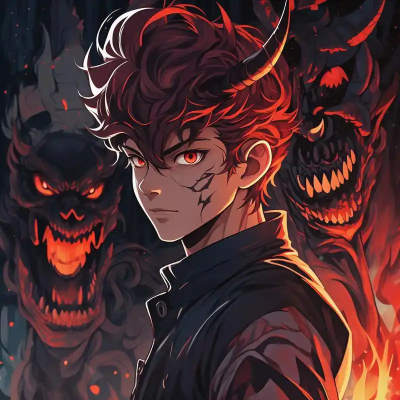 94二次元炫酷恶魔男生头像97 探索二次元的世界,发现炫酷恶魔男生