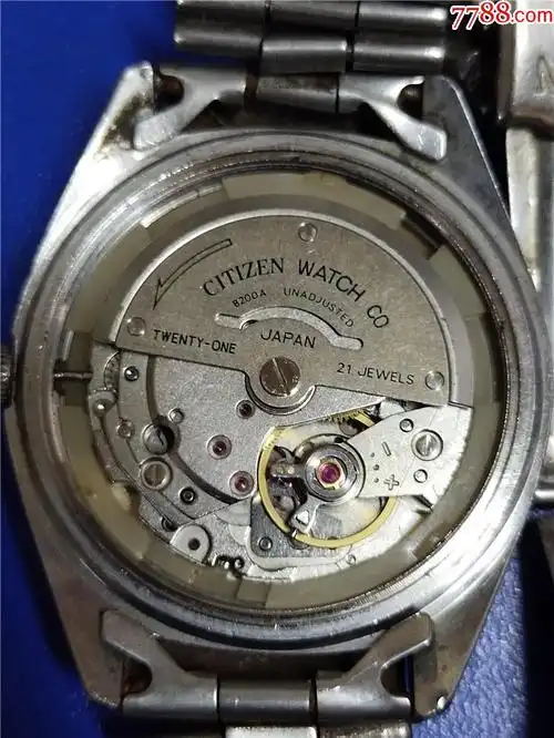 日本西铁城双日历全自动男机械表机芯8200a