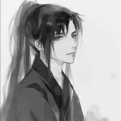 古风头像黑白男 高冷帅气的古风头像男仙风道骨黑白图片_男生动漫头像