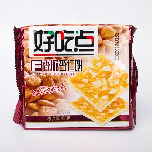 饼干达利园好吃点香脆腰果核桃108g薄脆零食29元薄脆饼干