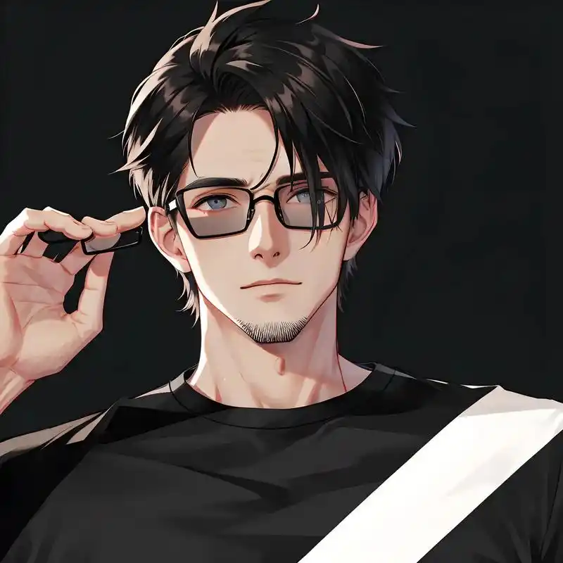 时间会验证我有多爱你 #ai创作 #恋爱脑 #男生头像 #大叔头像 #小胡子