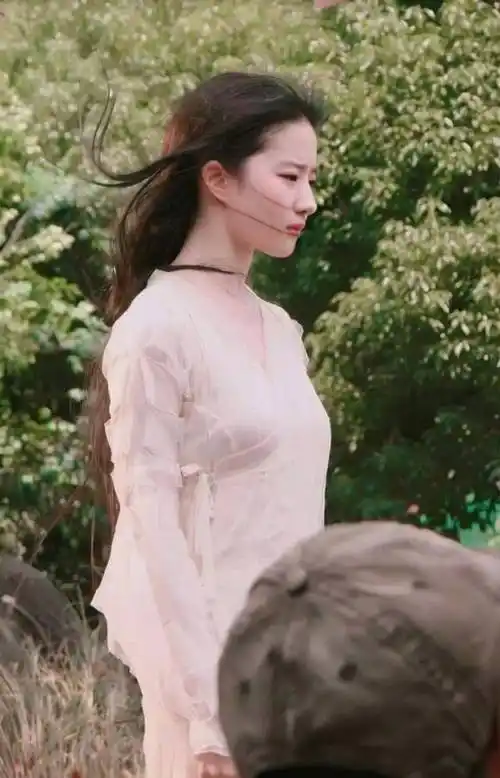 刘亦菲最美照片,从小美到大的仙女,360度无死角!_小小年纪_人群_时候