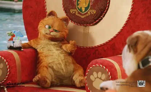 资料图片:《加菲猫2:双猫记》壁纸--蔑视