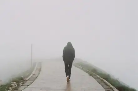 孤单背影的图片