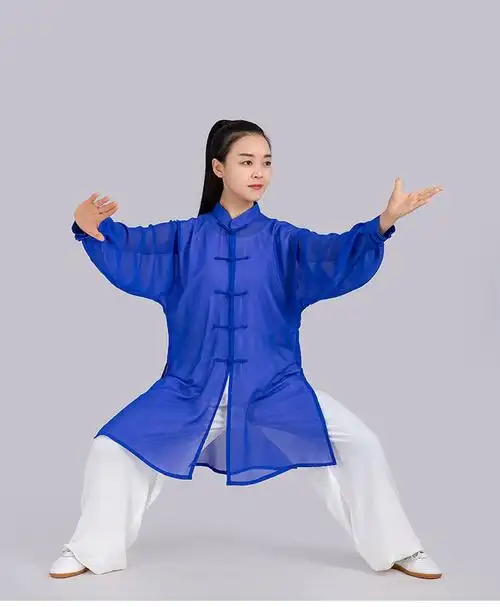 【精选好货】太极服精奕高端百里川苏御夏季轻薄防晒武术练功服表演服