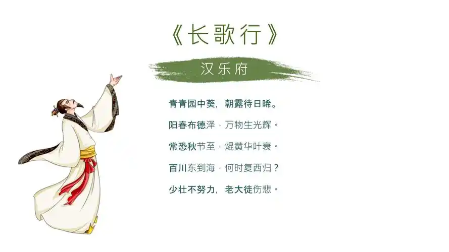 绿色清新古诗词朗诵大赛模板_第2页