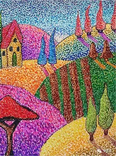 用自己的手掌做树身,画一棵大树就这么简单