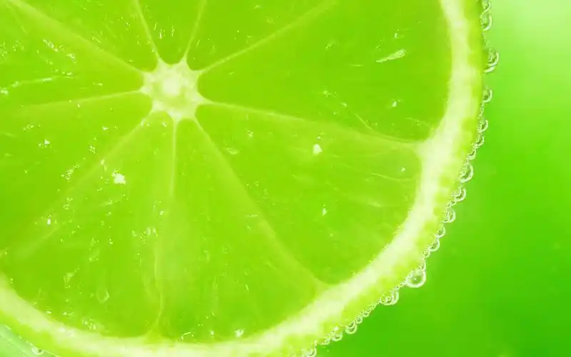 清爽柠檬高清电脑壁纸柠檬新鲜水果绿色水果win10壁纸