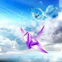 好看千纸鹤头像图片_微信头像图片大全