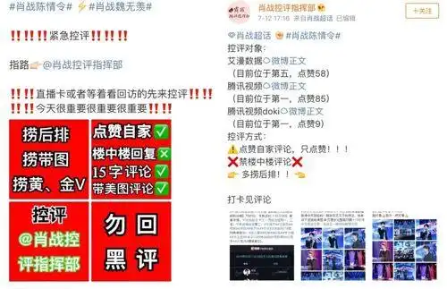 腾讯视频,腾讯视频doki,官微等;粉丝自制的控评文案,精修美图,表情包